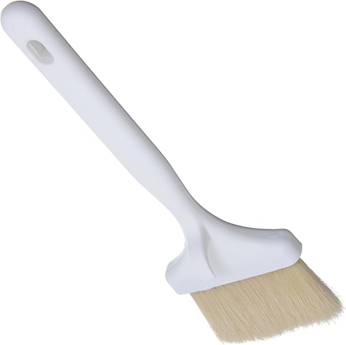 SPARTA 4037900 Meteor Boarhair Basting Brush, Dishwasher Safe With Built-In Plastic Handle, 3 Inches, Brown
