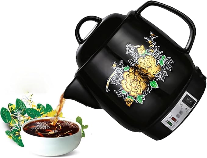 Smart Automatic Chinese Herbal Pot, Herbal Medicine Cooker, Chinese Medicine Cooking Pot, 3 Preset Modes (Decoct/Soup/Tea), with Keep Warm, for TCM Lovers 4L