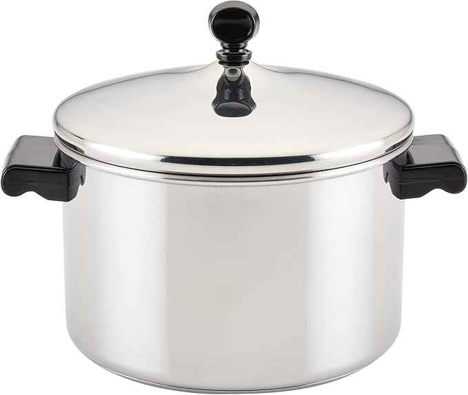 Farberware Classic Stainless Steel 4-Quart Covered Saucepot - - Silver