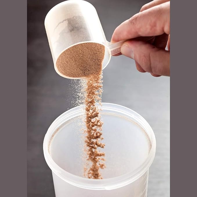 Plastic Measuring Scoop, (BOWL 10 cc | 2 teaspoon | 10 mL) Long Handle Spoons for Powders, Granules, Coffee, Pet Food, Baking Supplies, Protein and Other Dry Goods, BPA Free (Set of 3)