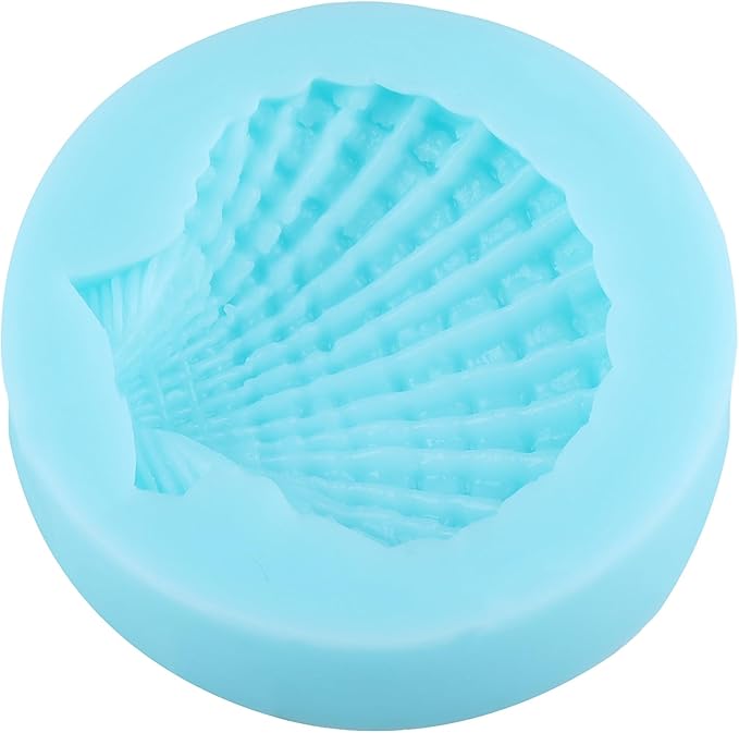 Seashell Fondant Molds Seashell Chocolate Silicone Mold for Cake Decorating Cupcake Topper Candy Gum Paste Polymer Clay