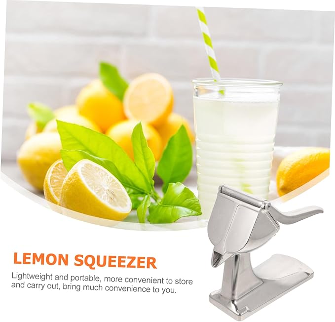 Manual Hand Press Fruit Juicer Aluminum Alloy Citrus Extractor Tool for Oranges Lemons Pomegranates Household Fresh Juice Squeezer Practical and Easy to Use