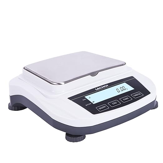 Lab Scale 600gx0.01g High Precision Scale 0.01g Accuracy Laboratory Digital Analytical Balance Jewelry Gram Pharmacy LCD Display(No Test Weight)