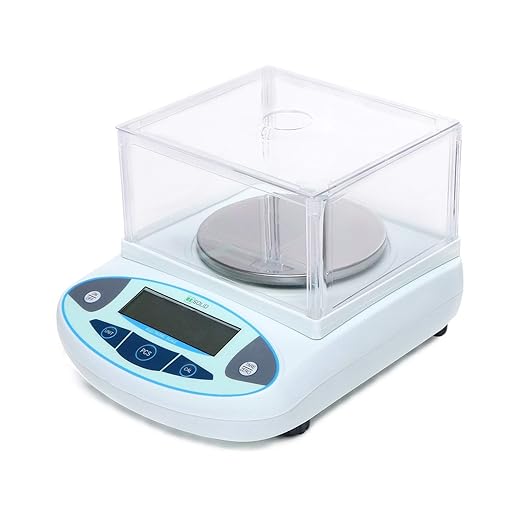 U.S. Solid Digital Precision Analytical Balance 500g x 0.01g, High Precision Electronic Scale for Laboratory, Jewelry, Industrial Use