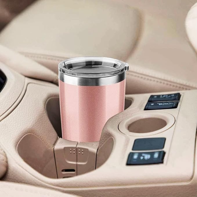 30oz Stainless Steel Travel Mug with Lid, 16 Pack Double Wall Vacuum Insulated Bulk Tumbler, Powder Coated Coffee Cup Suitable for Vehicle Cup Holders (Black)