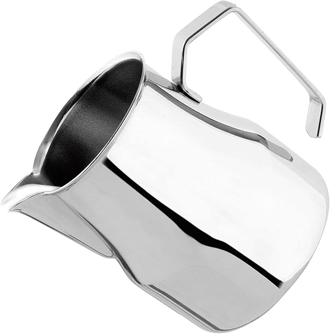 VIA CREMA Stainless Steel Milk Frother Jug for Coffee Machine Milk Frothing Pitcher 750 ml