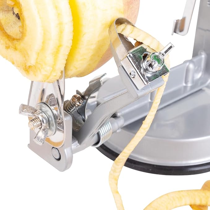 Apple peeler and corer with Powerful Suction base Apple peeler slicer corer with stainless steel blades for pears potato peelers