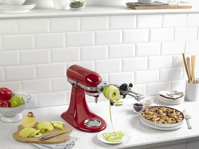 KitchenAid Stand Mixer Attachment,KSM1APC Fruit and Vegetable Spiralizer,(Pack of 2)