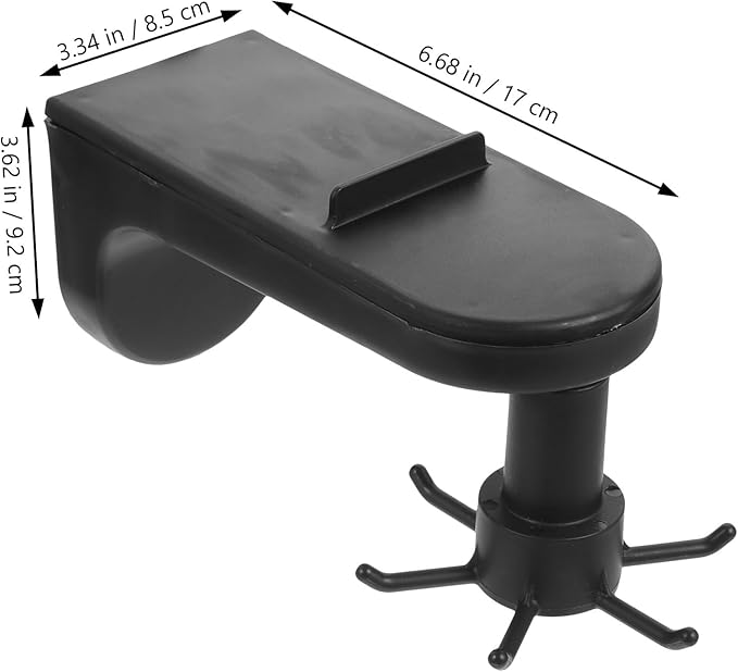 Garneck 2pcs Rotating 6-Claw Kitchen Utensil Hooks Wall-Mounted Adhesive Cooking Utensil Organizer Plastic Cabinet Hooks Under Cabinet Hanging and Space Saving