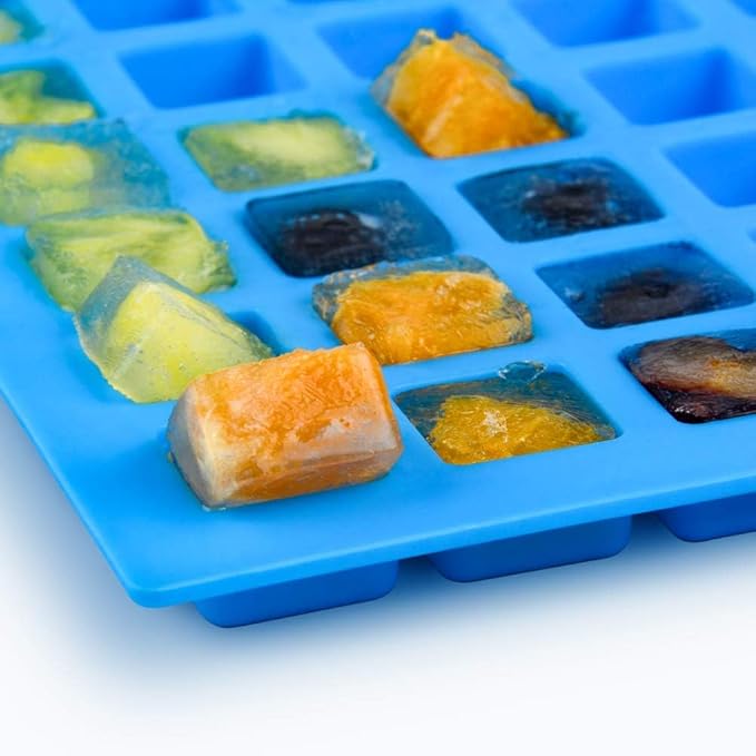 Square Silicone Candy Molds - Mini Silicone Molds for Hard Candy, Chocolate, Gummy, Caramel, Ganache, Ice Cubes (1)