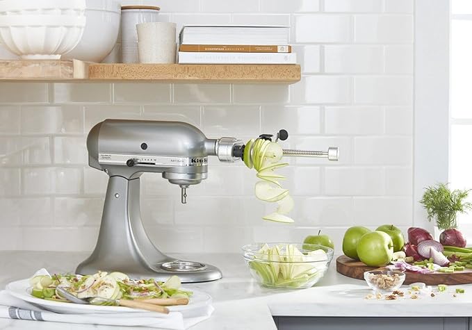 KitchenAid Stand Mixer Attachment,KSM1APC Fruit and Vegetable Spiralizer,(Pack of 2)