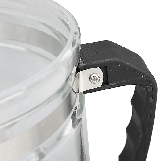 Distilled Water Machine Bottle, Leakproof Distilled Water Collection Bottle 4L Water Container for Distiller Glass Pot Distilled Water Bottle with Cover Handle for Home