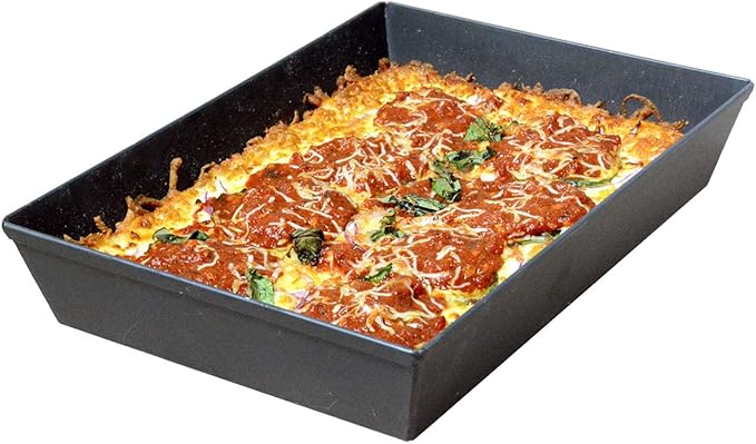 Lloyd Pans Detroit Style Pizza Pan 10 by 14 by 2.5 Inch -PSTK