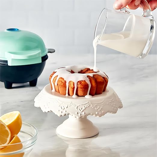 Cake Maker Lava Cake Maker Mini Donut Maker Waffle Maker Pancakes Maker Machine for Breakfast, Snacks, Desserts Non-stick Surface, Cake Machine, Double-sided Heating, Pink