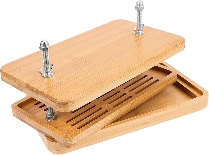 SEWACC Tofu Press Mold with 3-layer Drip Tray Home Tofu Maker Mold 26×15cm for Kitchen Cooking and Soybean Curd Pressing