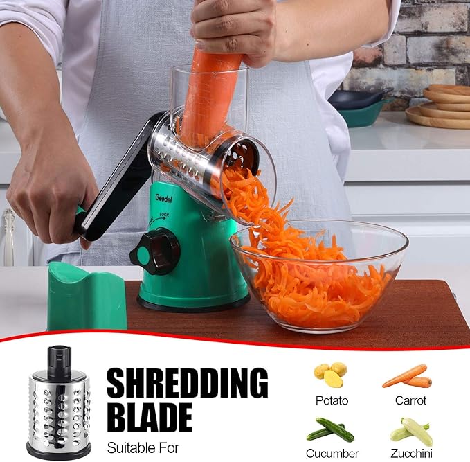Cheese Grater and Mandoline Slicer Bundle