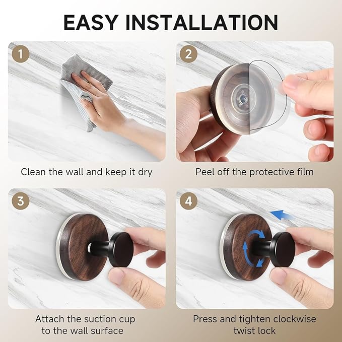 Suction Cup Hooks for Shower, 9 PCS Waterproof Towel Hooks for Bathroom Window Glass Door Adhesive Hooks, Bath Robe Looafh Wreath Hooks for Hanging, No Drill Removable & Reusable