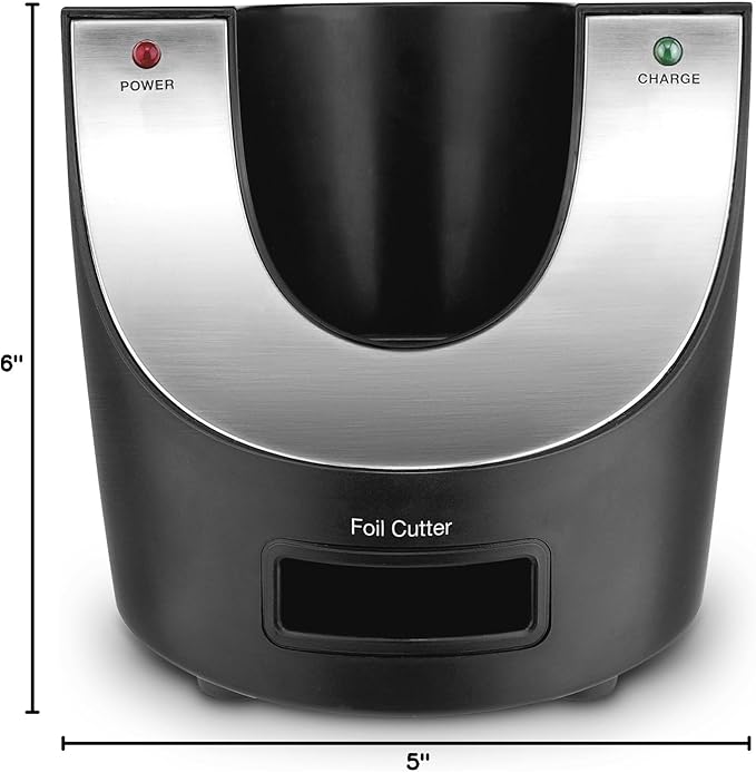 Cuisinart Vacuum Sealer Cordless Wine Opener, One Size, Black