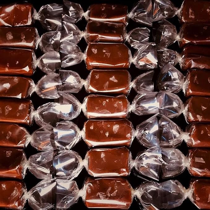 Candy Wrappers for Homemade Candy, 500 Square Sheets Natural Cellophane, 5"x5" Clear Caramel Wrappers for Chocolate Lollipop Candy Making Supplies