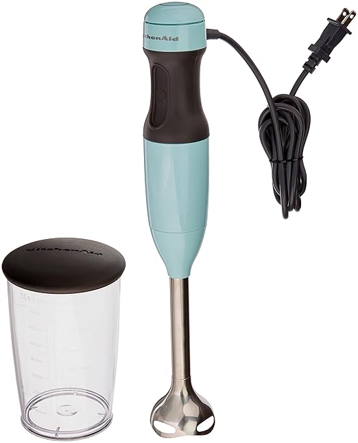 KitchenAid KHB1231IC 2-Speed Hand Blender, Ice, 8"