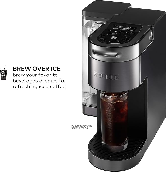 Keurig K-Supreme Plus SMART Coffee Maker, Single Serve K-Cup Pod Coffee Brewer, BREWID and MultiStream Technology, 78 Oz, Black