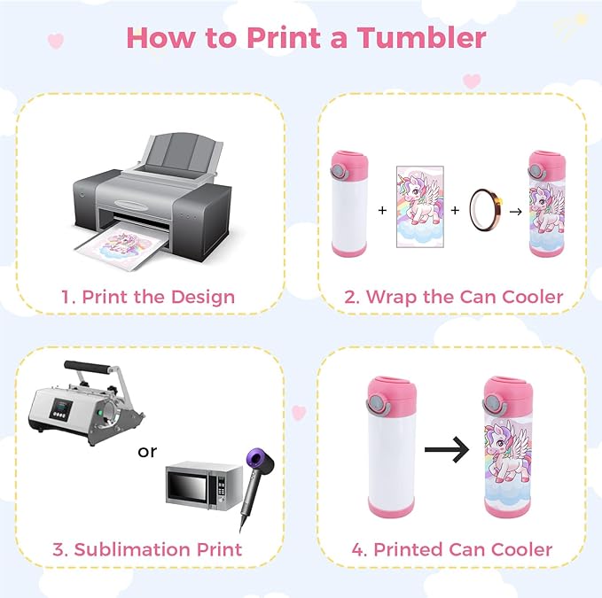 12 Pack 12 OZ Sublimation Straw Sippy Cup Spill Proof Blank Tumblers Mixed Color Stainless Steel Thermoses for Hot Drinks Double Wall Vacuum Insulated Water Bottle for School (12)