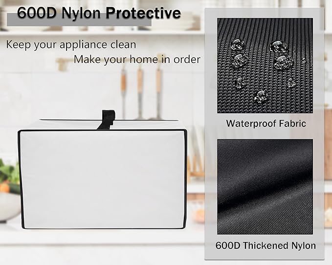 Toaster Oven Cover Heavy Duty Heat-resistant Waterproof Dust-Proof Protective Case for BLACK+DECKER 4-Slice Crisp 'N Bake Air Fry Toaster Oven TO1787SS/TO1313SBD