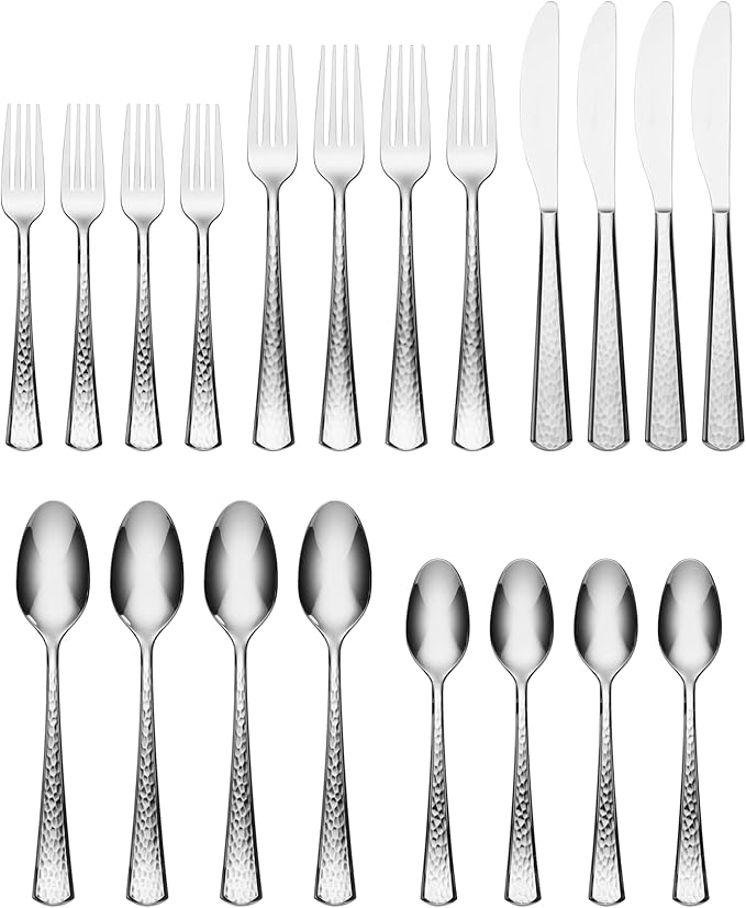 Oneida 896122 Etta 20 Piece Everyday Flatware Set, Service For 4
