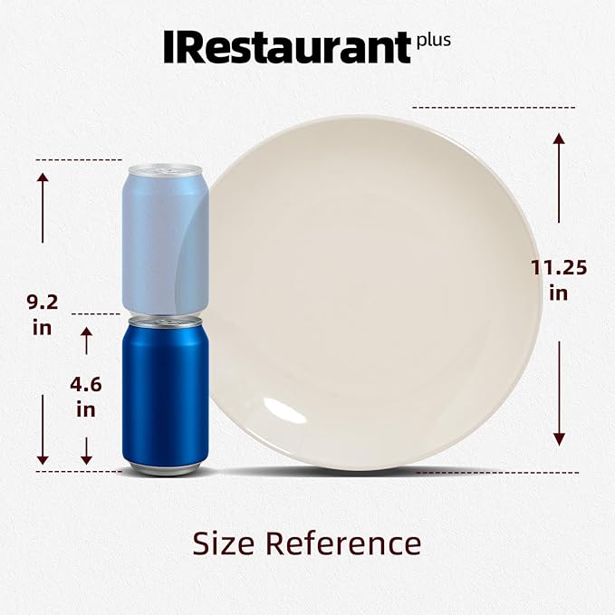 Stoneware Coupe Commercial Grade Dinnerware, Ivory, Plate 11.25", Case of 12