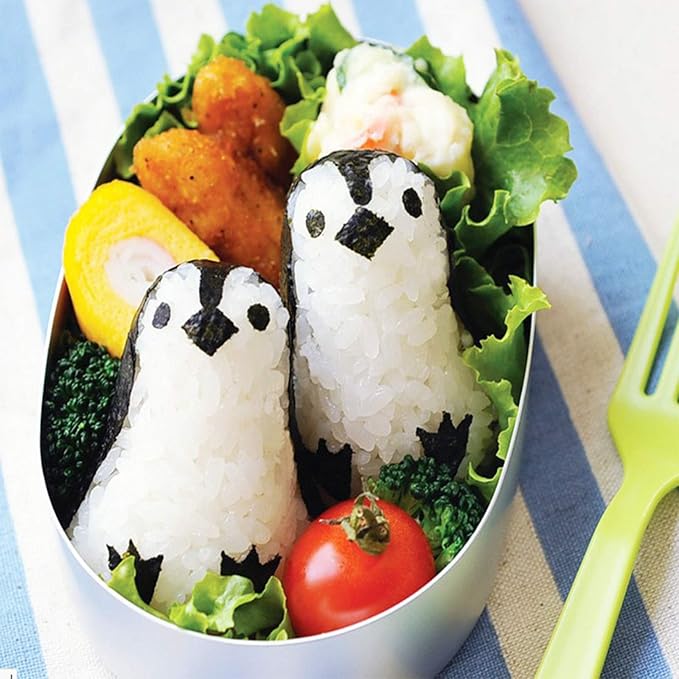 Sushi Making Kit Rice Ball Molds Bento Accessories Sandwich Cutters for Kids Kitchen Tools for Baby Kids Meal