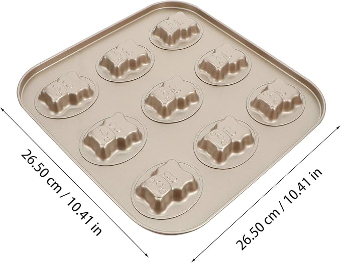 Cake Tin， Non-Stick Cake Mould, Baking Tools Baking Mold,Cake Mould,Baking Madeleine Mold Cake Pan Nonstick Small Baking Pan Pig Baking Mold Heavy Carbon Steel for Oven Baking Cookies Cake Chocolate P