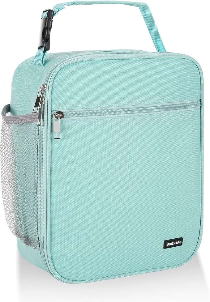 Lovoeo Lunch box Lunch bag for men women Insulated Lunchbox Lunch bags for Work Picnic Travel (baby blue)