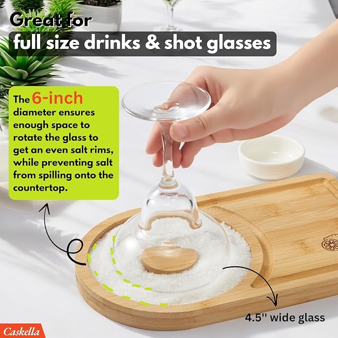Margarita Salt Rimmer Set + Dual Taco Holder 4 Pack