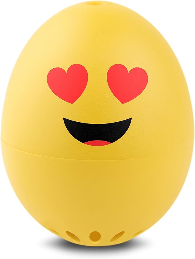 XOXO BeepEgg – Egg Timer for Boiling Eggs – Musical Egg Cooker for Soft, Medium, Hard Boiled Eggs – Food Safe – Singing Floating Egg Timer – Egg Cooker for 3 Levels of Doneness - Brainstream