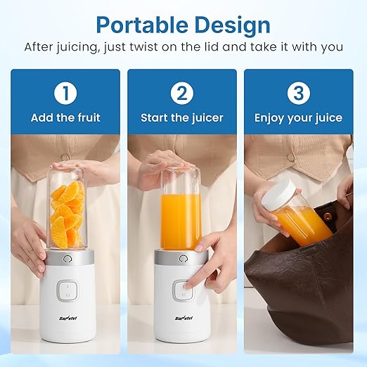 Electric Blender and Food Processor Combo: 4 in 1 Food Grinder for Grinding Meat Coffee, Peeling Garlic & Juicing, 350W Food Chooper with 1.8L Stainless Steel Bowl & 2 Cups, 2 Speed, White