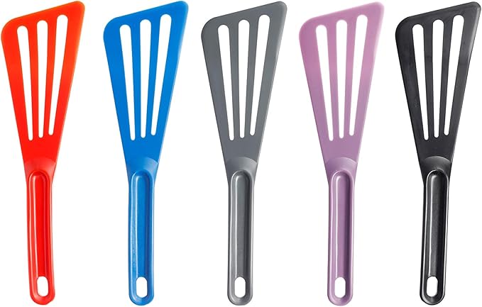 Matfer Bourgeat Exoglass® High Temperature Pelton Spatula, Black