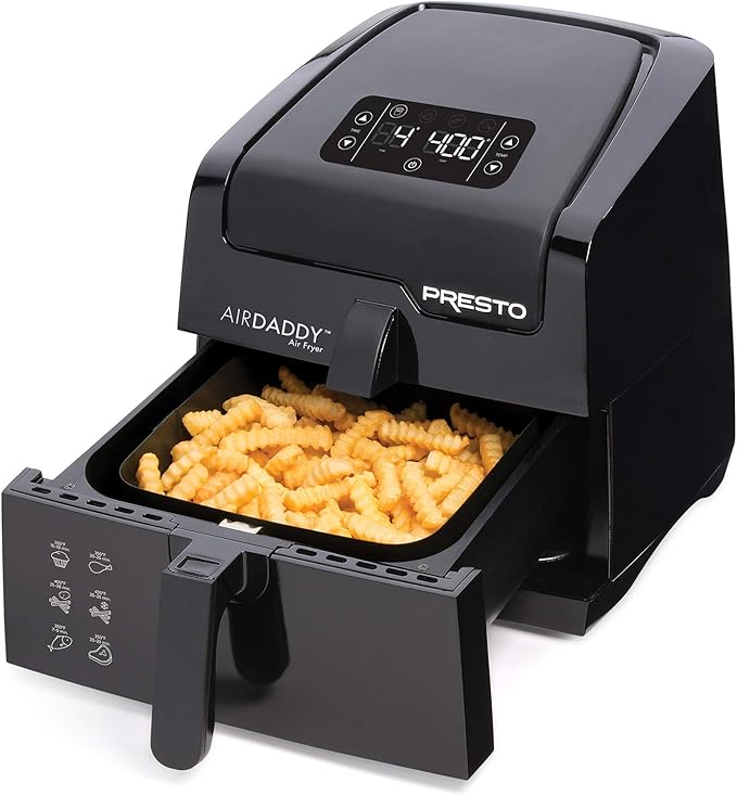 Presto 03422 Digital AirDaddy, 4.2 Quart Electric Air Fryer