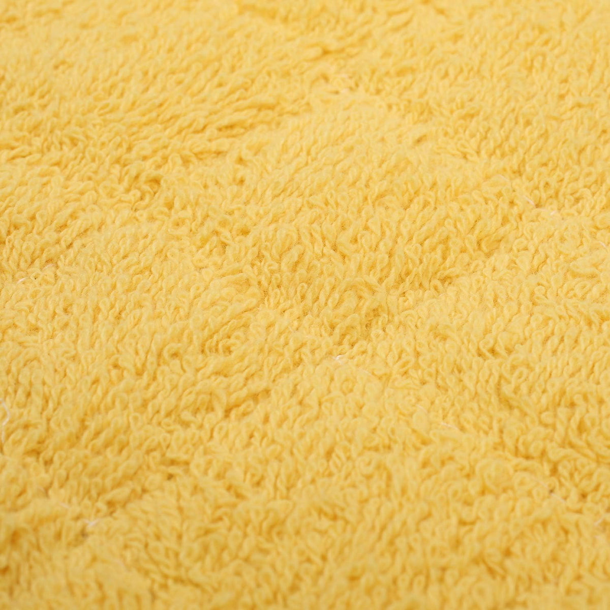 100% Cotton Kitchen Everyday Basic Terry Pot Holder Heat Resistant Coaster Potholder for Cooking and Baking Set of 5 Yellow