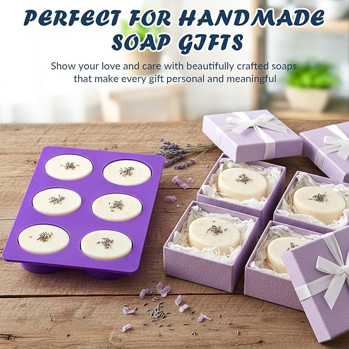 HKNMTT Molds Silicone Square Oval Rectangle Bar, 12 Cavities for Soap Making Candy Shower Steamer Homemade Bath Bomb Lotion Shampoo Bar Dessert DIY Set Non-stick Craft Food Grade 2 Pack