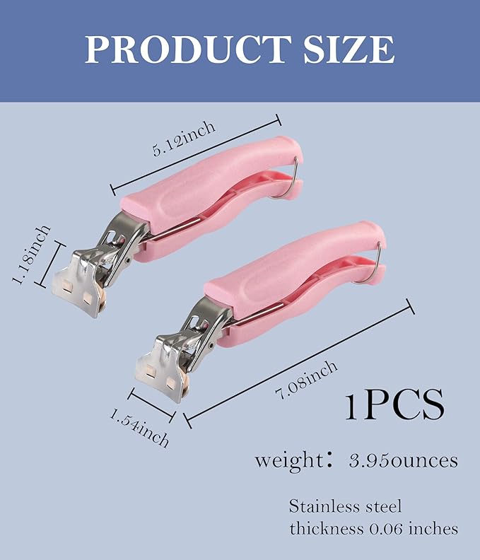 Stainless Steel Anti-Scalding Hot Bowl Dish Plate Gripper Clips Tongs Clamp Holder for Moving Hot Plate or Bowls with Food Out from Instant Pot Microwave Oven (1, Pink)