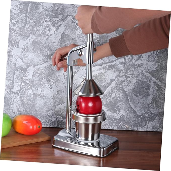 LABRIMP Stainless Steel Manual Citrus Juicer Extractor Fruit Machine for Easy Juice Extraction No Bitter Rind for Oranges Grapefruits Lemons and Pomegranates Dishwasher Safe Design