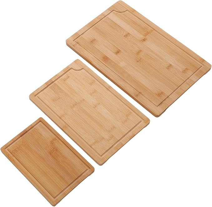 SUNGOOYUE Wooden Cutting Board Chopping Board, Large Wooden Cutting Boards For Meat Vegetable Cheese, Heavy Duty Kitchen Serving Tray Nan