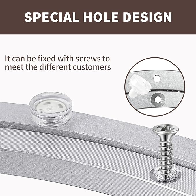 Lazy Susan Hardware Silent Non-Slip Turntable Aluminium Turntable Bearing for Round Dining Table TV Rotating Table 20 inch