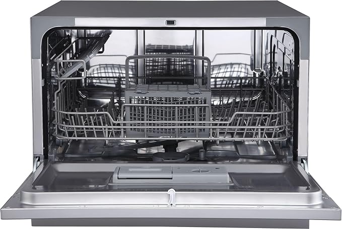 EdgeStar DWP63 21-5/8 Inch Wide 6 Place Setting Countertop Dishwasher - White