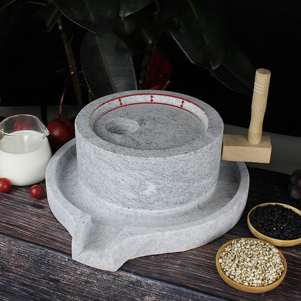 Natural Granite Handmade Stone Mill/Grinder (10Wx14L)
