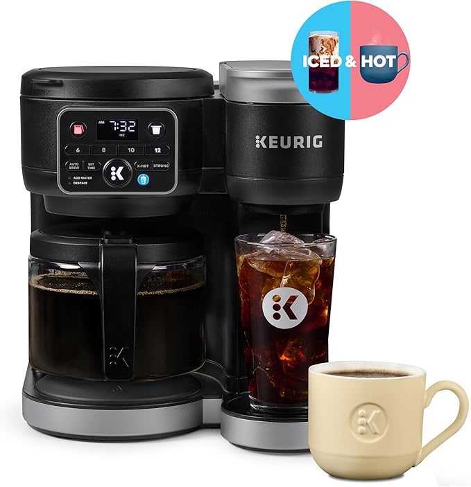 Keurig K-Duo Hot & Iced Single Serve & Carafe Coffee Maker, MultiStream Technology, 72oz Reservoir (Gen 2)