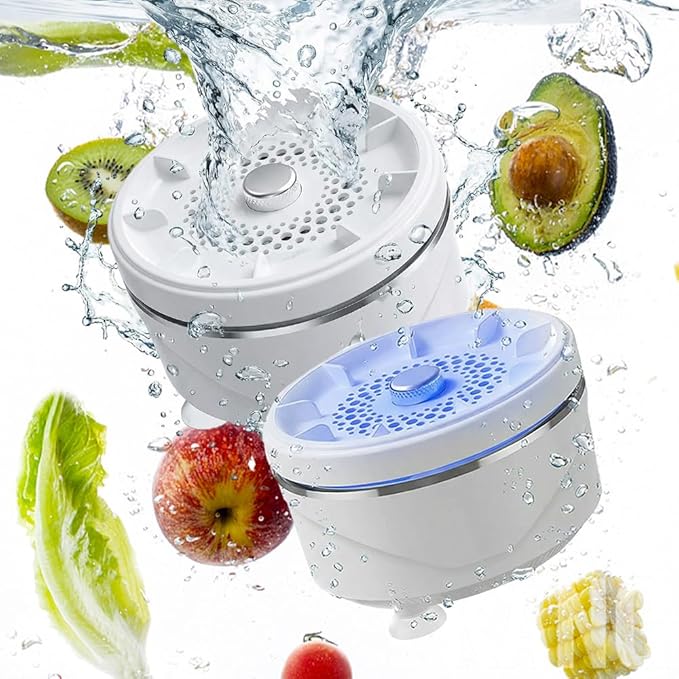Auiepet Fruit and Vegetable Washing Machine, 2026 New Fruit Cleaner Device with Titanium Electrolysis Purification, Waterproof Fruit and Vegetable Purifier Clean Produce for Home Kitchen (1)