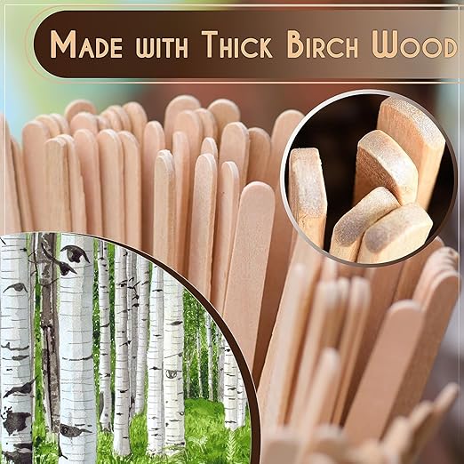 Perfect Stix Premium Wooden Coffee Stirrer Sticks, Thick Birch Wood 5000 Count, 5.5" Inches. Eco-Friendly Wooden Stirrers (5.5Inches / 5000PC)