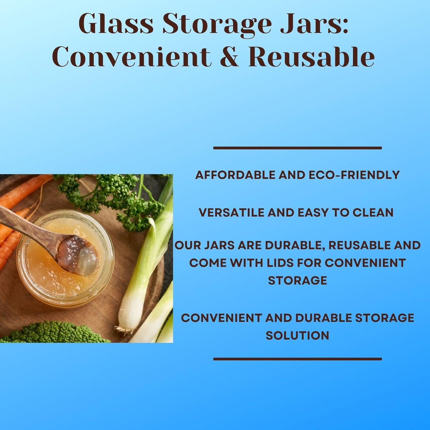 Jarming Collections Mason Jars - 16 oz Glass Extra Wide Mouth Pint Storage Jars with Black Flip Snap Lids - Made in USA