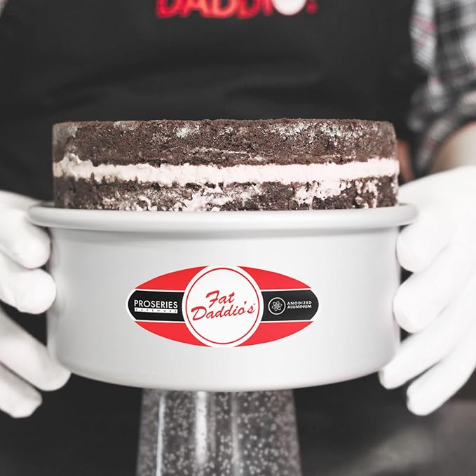 Fat Daddio's PCC-63 Round Cheesecake Pan, 6 x 3 Inch, Silver